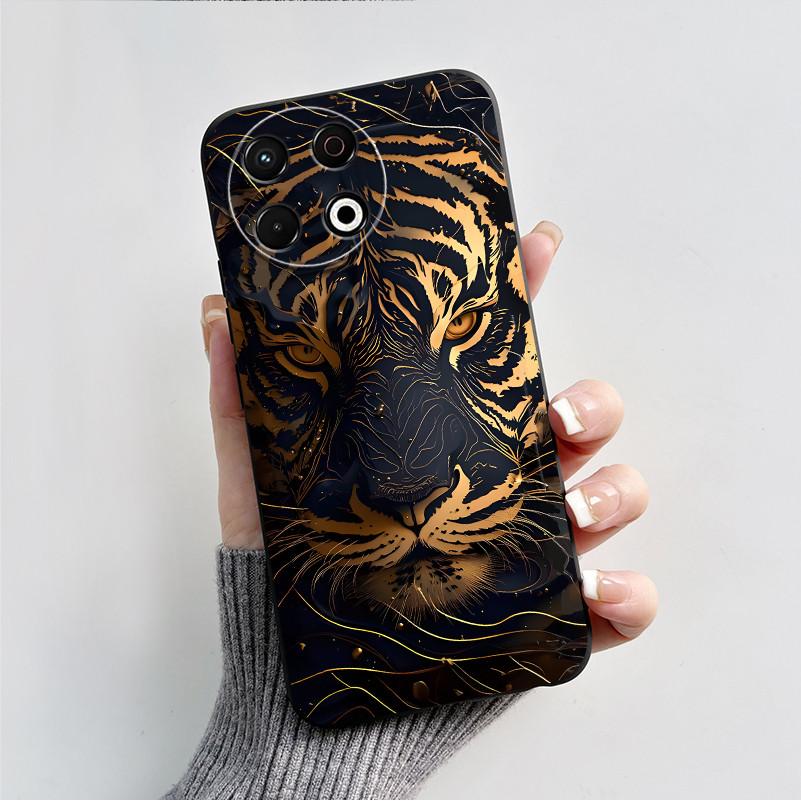 For Tecno Spark 30 Pro Case Black Myth Wukong Painted Phone Cases For Tecno Spark 30Pro 4G KL7 Back Cover Soft Slim TPU Fundas