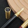 Engraved Copper & Wood Fountain Pen Set: Dual-Use, Posture-Correcting Gift with Cartridge Ink and Gift Box