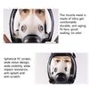 21 in 1 Chemische Gasmaske Chemische biologische radioaktive Kontamination Selbstansaugende Vollgesichtsmaske Gasmaske