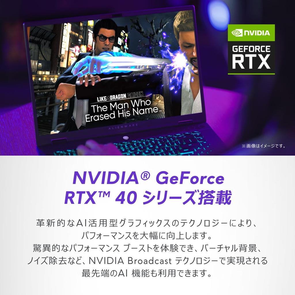 Dell Alienware m16 R2 Laptop with Ultra 7 155H GeForce RTX 16GB 2TB Windows Dark Metallic Moon Display 16-inch Intel® Core™ Processor, HDD, 4060,