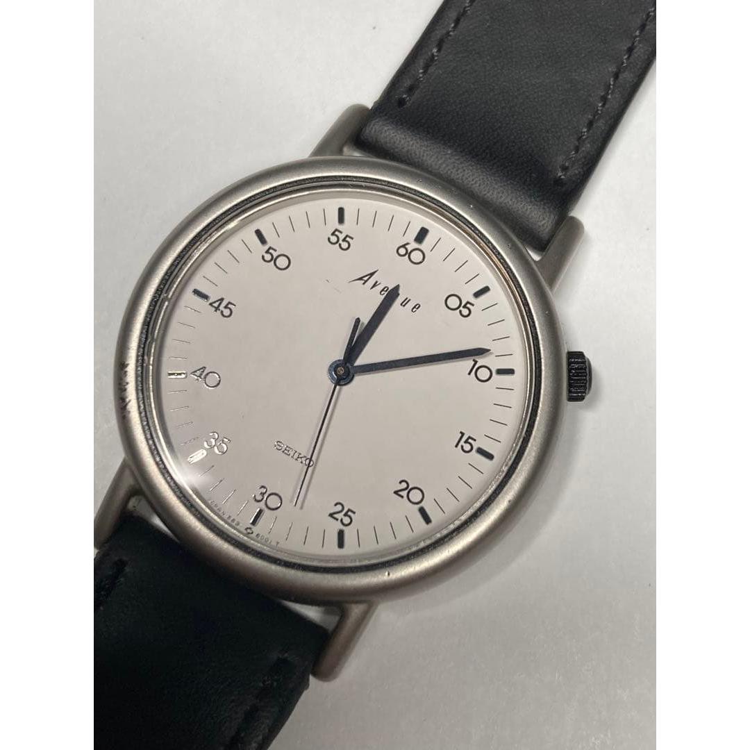 Used [Working item] SEIKO AVENUE 6531-6000 New battery