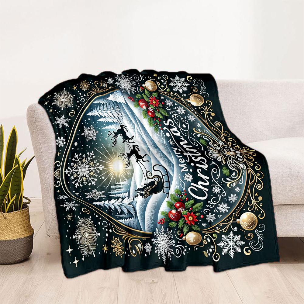 Christmas 140 Blanket Ultra-Soft Perfect for Bedding Sofa Bed All-Season Use Warmthful Decor Best Holiday Gift for Friends Family