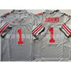 Embroidered College Rugby Jersey Men - Ohio State Buckeyes Style Numbers 7 33 18 2 1 4 Fall Winter Wear