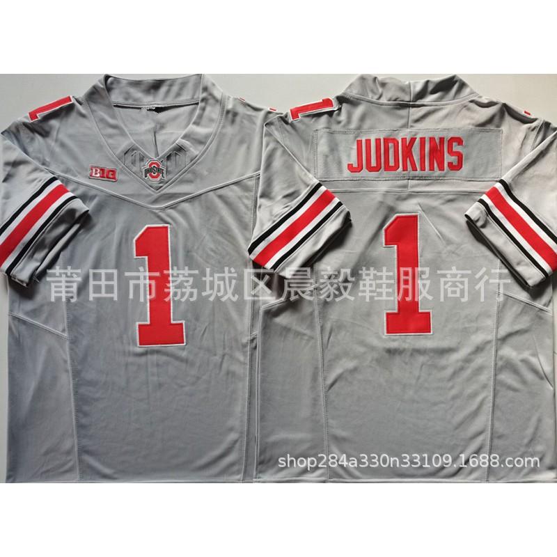 Embroidered College Rugby Jersey Men - Ohio State Buckeyes Style Numbers 7 33 18 2 1 4 Fall Winter Wear