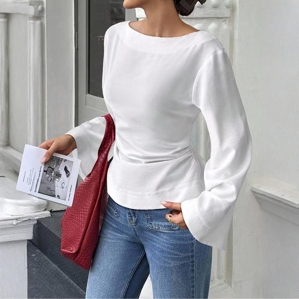 Women's Shirt With Floral Print Buttons, Long Sleeved Casual Regular Shirt Blouses Casual Plus Size Basic Tops