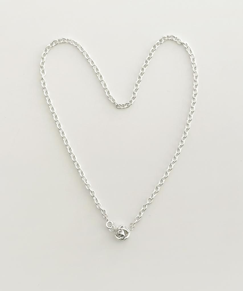 Still Instant Rose With Dew - Necklace 05