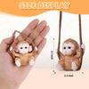 Cute Resin Monkey Car Hanging Ornament Hand-painted Rearview Mirror Pendant for Car Interior New Automotive Decoration