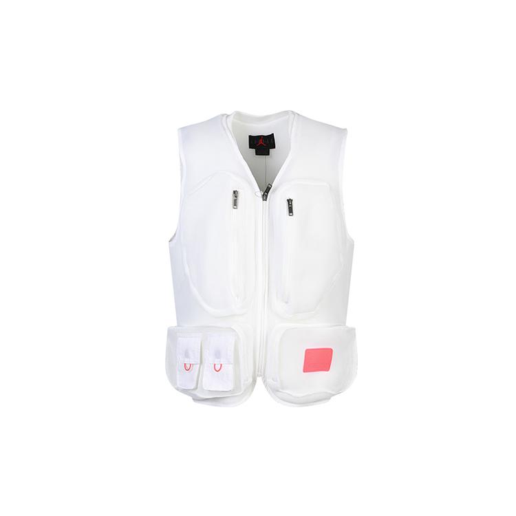 Jordan Vests Men s White Collarless Moderate Workwear CN4585-100 L