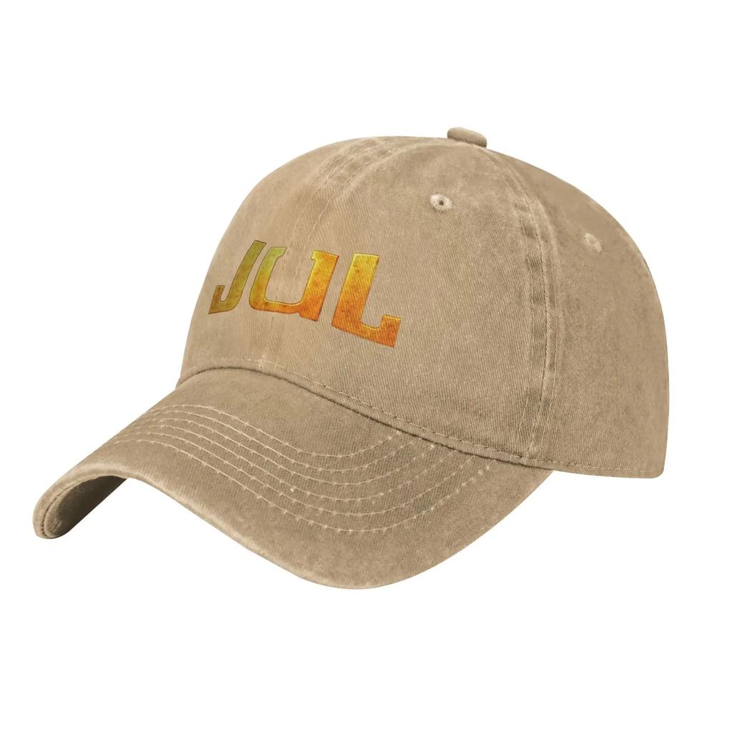 Casual JUL Rapper Logo Baseball Cap for Unisex Women Distressed Washed Headwear  Outdoor Running Golf Gift Caps Hat