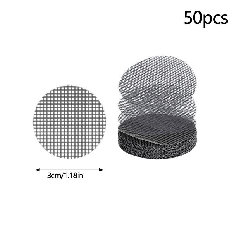 

50 шт. сетчатая прокладка для отверстий в горшках, круглая сетка для дренажных отверстий для дна горшка, предотвращает потерю почвы, инструменты для садоводства и озеленения цветочных растений бонсай 3cm