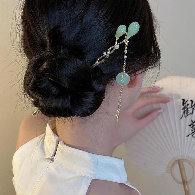 Vintage Butterfly Tassel Hairpin For Women Girl Jewelry Gifts Headdress Hair Clip Chinese Hanfu Hair Sticks Accessories