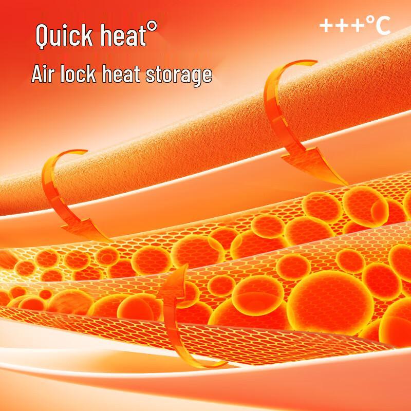 Tiencan Men's Thick Sherpa-Lined Turtleneck Thermal Top