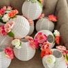 Latest Models Elegant White Chinese Lanterns round Paper Lampshade for Party Holiday Wedding Decoration Lampion Hanging Ball
