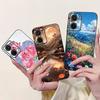 For Motorola Moto G05 Case E15 Silicone Cute Cat Fashion Flowers Cool Painted Back Cover For Motorola Moto E15 Phone Case Bumper