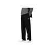 Li Ning Sports Loose Embroidered Logo Knitted Straight Leg Casual Pants Men Bottoms Black AYKT391-1