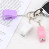 Mini Keychain Staplers Creativity Cute Lightweight Mini Stapler with Keychain for Student Writers