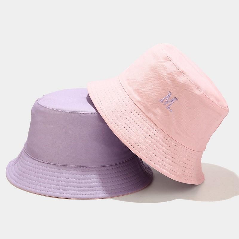 Summer Sun Protection Hat With Wide Brim And Embroidered Letters For Outdoor Activities