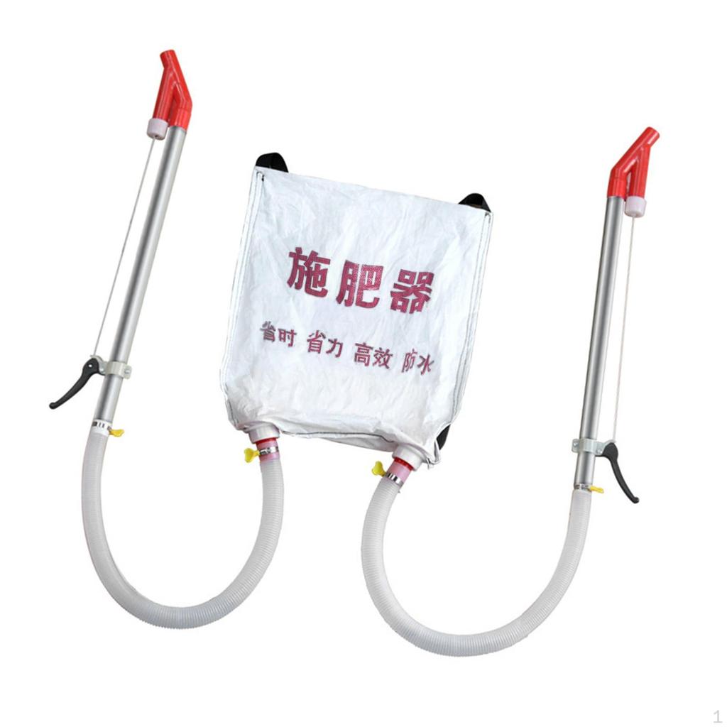 Back Carrying Woven Bag Manual Spreader 10 Kg Capacity for Agricultural Use Sturdy Multipurpose