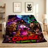 Courageous Night Flannel Blanket Throw Blanket Soft Warm Sofa Bed Camping Home Decor Unique Christmas Gift C9211847