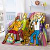 Halloween fantasy comedy adventure cartoon movie Scooby-Doo blanket soft home furnishing nap decoration four seasons warm Sherpa blanket U8