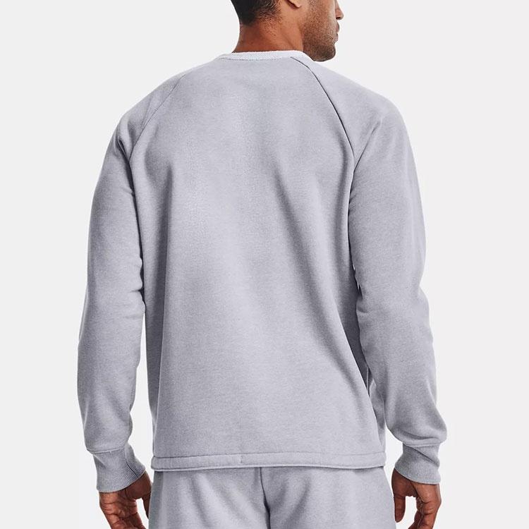 Under Armour Project Rock Heavyweight Terry Sweatshirt 'Grey' Men's 1370452-011