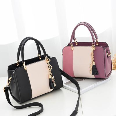 Bolsa Feminina Personalizada com Blocos de Cor Nova Bolsa Transversal de Ombro Único Bolsa Tote de Mão Feminina