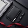 Slim Mens Bifold Wallet PU Leather Card Holder Minimalist Urban Style Lightweight Multi-Card Compartment
