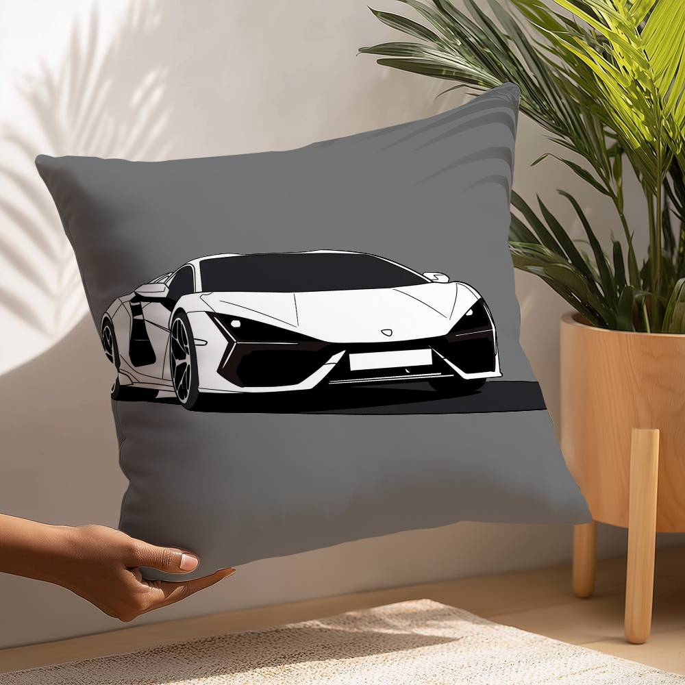 SuperCars-L-LamborghiniS Pillow Case Plush Fabric Soft  Pillowcase Double Sided Print Cushion Cover Household Gifts