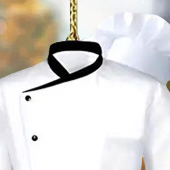 Chef Top Pendant Rearview Mirror Hanging Pendant Cute Chef's Coat Car Ornament