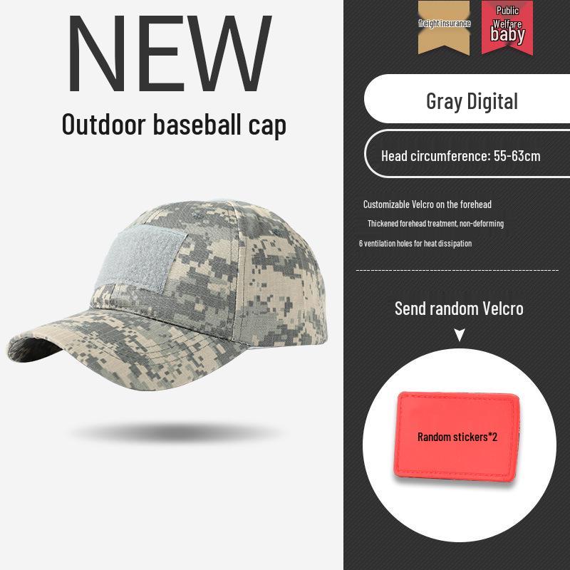 Men's Tactical Baseball Cap - Military & Cycling Visor Hat, Breathable Fabric, Adjustable Fit.
