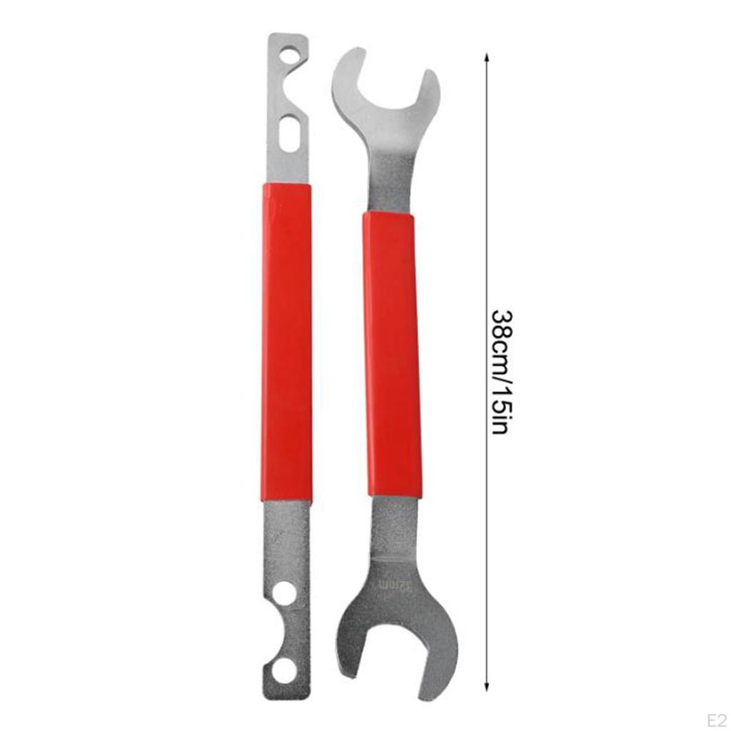 2 Pieces Fan Clutch Wrench Set Water Pump Pulley Holder Easily Removes and Installs Automotive Hand