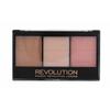 Blush - MAKE UP REVOLUTION - Revolution Ultra Sculpt & Contour Kit Ultra Fair C01 - Bronzer, Highlighter and Blush