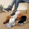 35-43 Plus Size Shoes for Women Winter Fashion Short Plush Warm Round Toe Comfortable Non-slip Platform Wedges Ankle Snow Boots