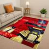3D T-Transformers Optimus Prime Bumblebee Cartoon Living Room Non-Slip Area Rug Carpet For Bedroom Sofa,Easy Clean Home Doormat