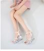 Sexy Slope Heel 10cm Nightclub High Heels Trendy Women's Shoes Catwalk Pole Dance Shoes Crystal Shoes LFD-1101-4