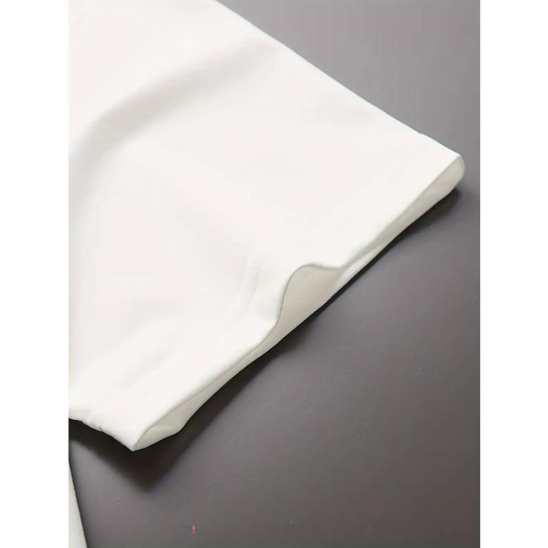 European Sizes Breathable Men's Printed Running Training T-Shirt Comfortable Summer Sports Top