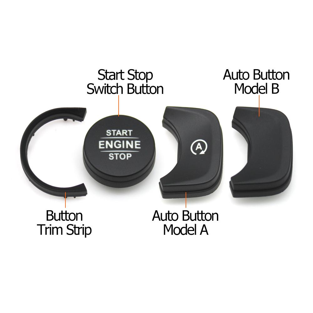 Car Interior Engine Start Stop Button Replace Cover OFF Switch Key Decor For Mercedes Benz GLE G Class W167 W463 W465 G55
