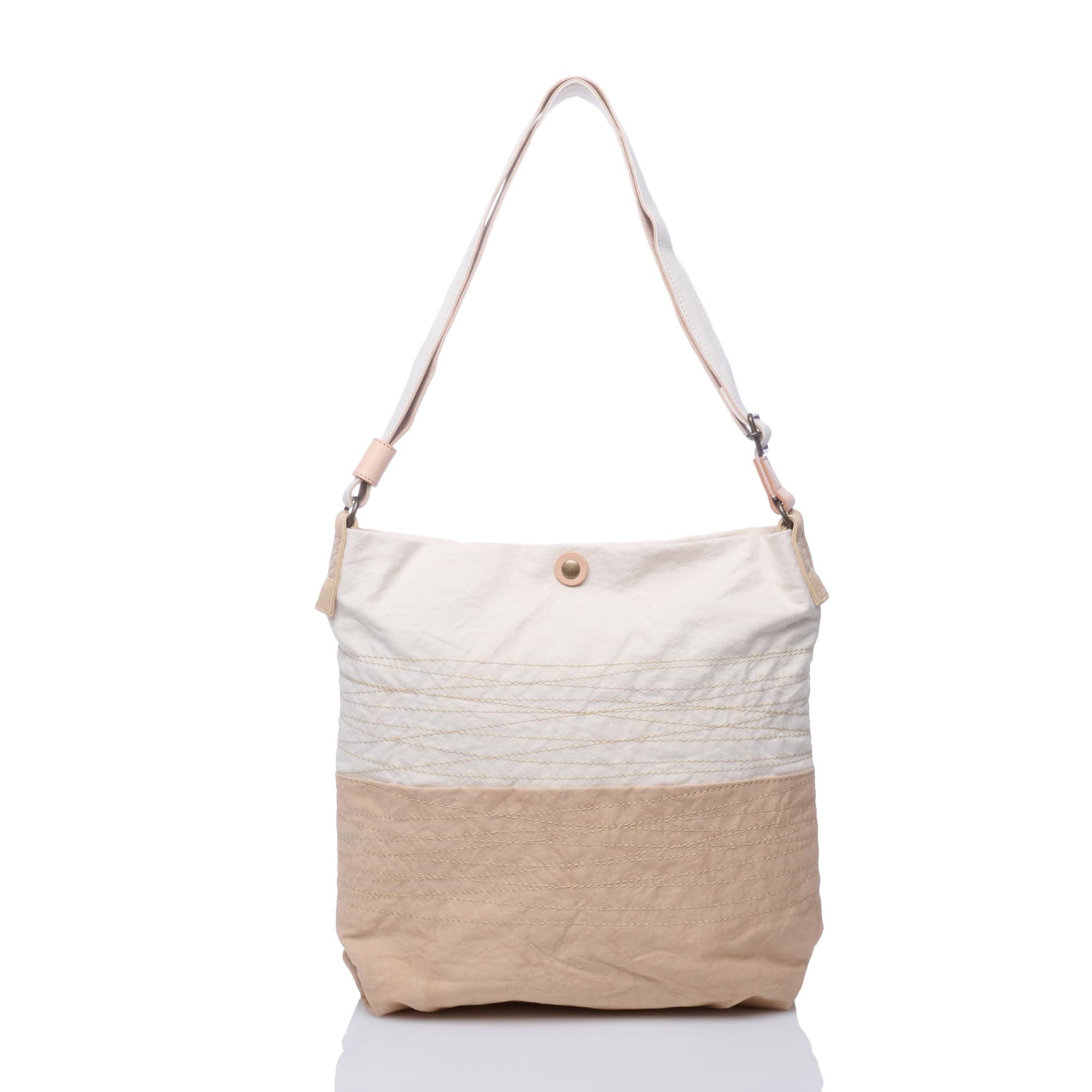 Laissez-Faire 2-Way Shoulder Bag Fabric 520271-52 Mocha