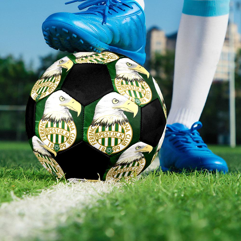 1pc Ferencvarosi TC Soccer Ball Size 5 Indoor Soccer Ball Fashion Colorful Backyard Game - Great For Sports Fans Gift HE48