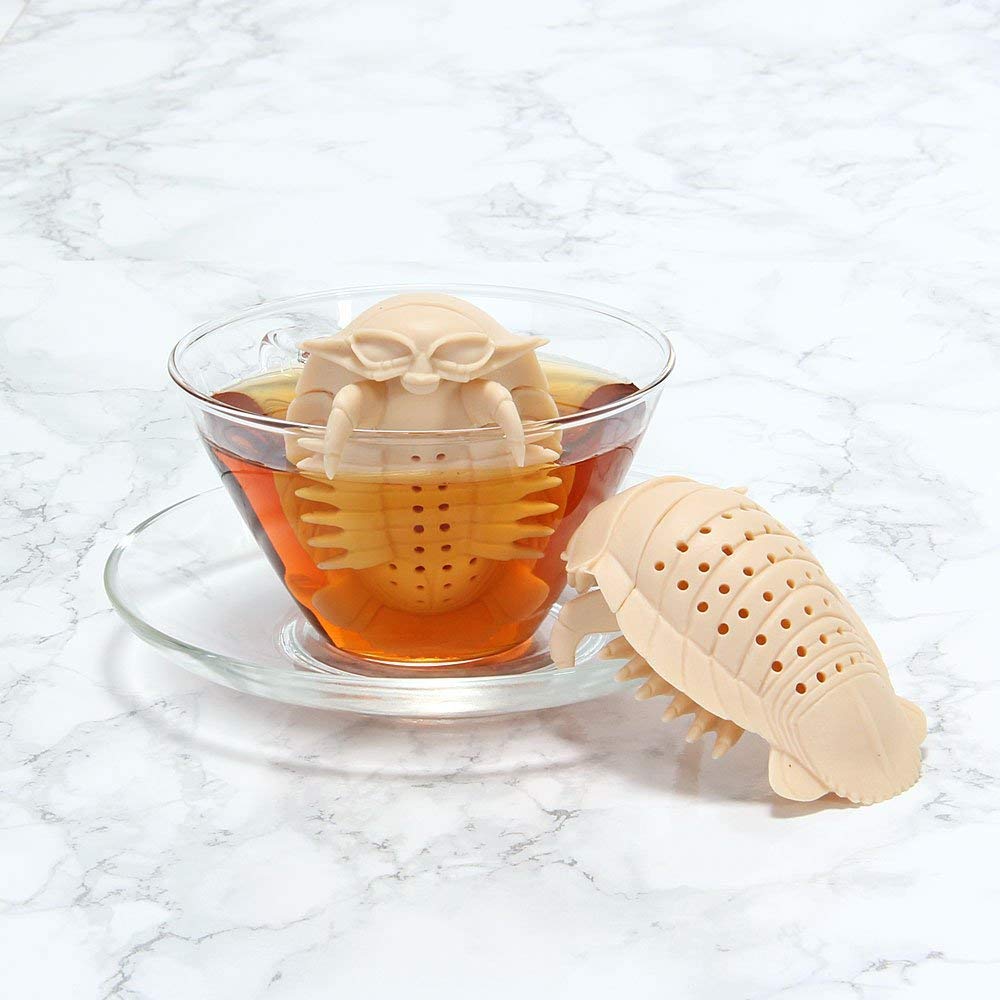 Carolata Animal Tea Strainer (Giant IsopodDishwasher and Microwave SafeSilicone) Cute Animal Tea Strainer Tea Infuser Gift