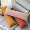 Soild Color Throw Pillow Cover Nordic Simple Rectangle Waist Cushion Cover Decor Home Decorative Pillowcase