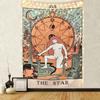 Tarot Wandteppich Stern Mittelalterlich