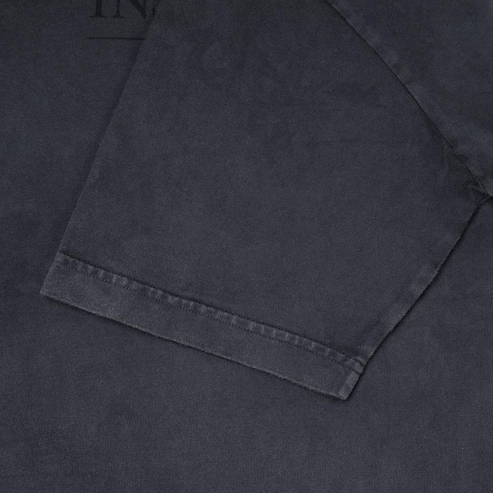 Balenciaga Fashion Institute T-shirt Medium Fit 'Washed Black' Men's 612966TMVH68190