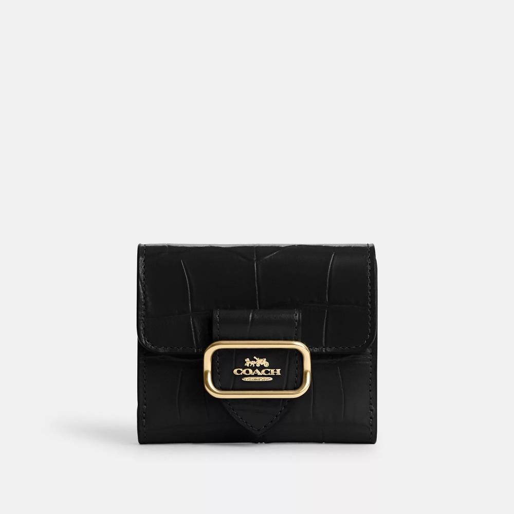 

Кошелек Coach Small Morgan золотисто-черный
