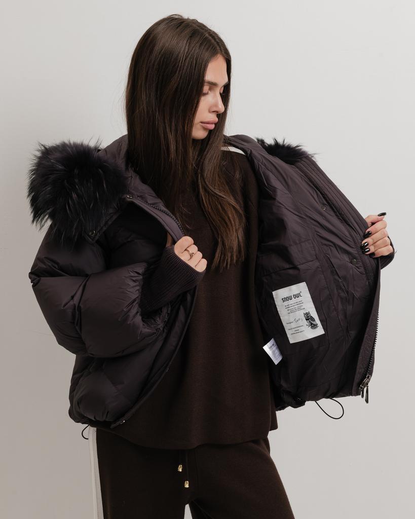 Dámská bunda SNOW OWL 25208 S ostružinová