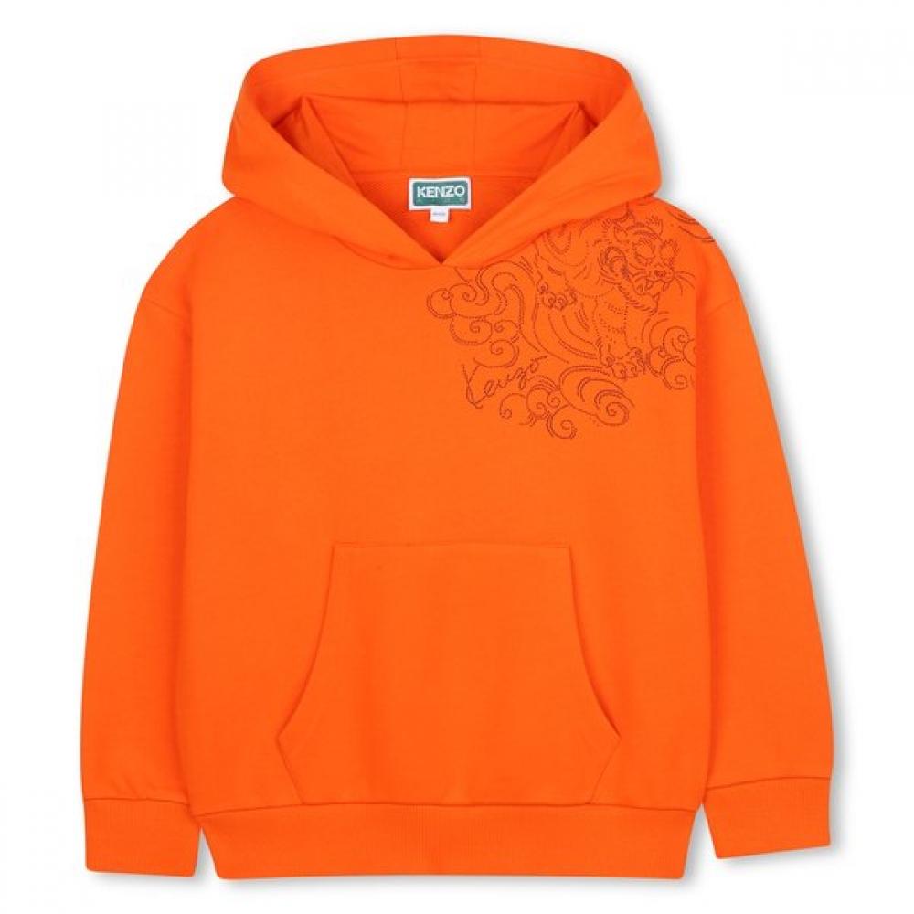 Kenzo Kids Kenzo Galaxy Tiger Print Hoodie Z256afw122 oranges/14Age-164CM