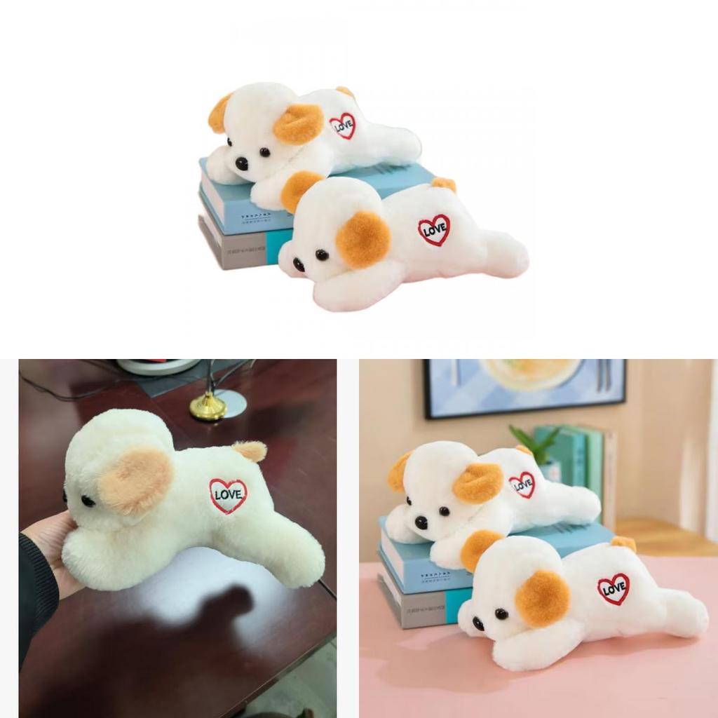 Plush Dog Toy For Kids With Soft Short Pile Fabric And Cute Design Perfect For Birthdays And Decor