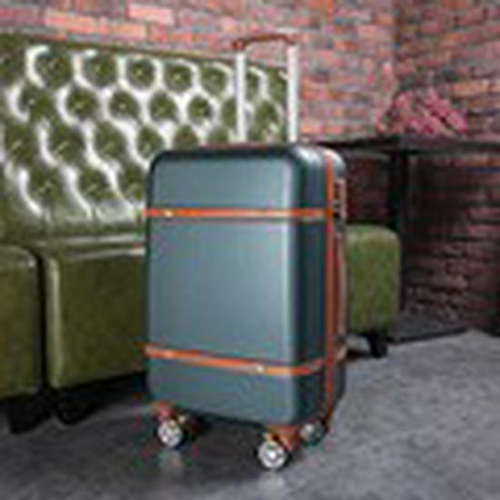 Retro Large Capacity Suitcase with Universal Wheels, Trolley Cabin Luggage for Men and Women