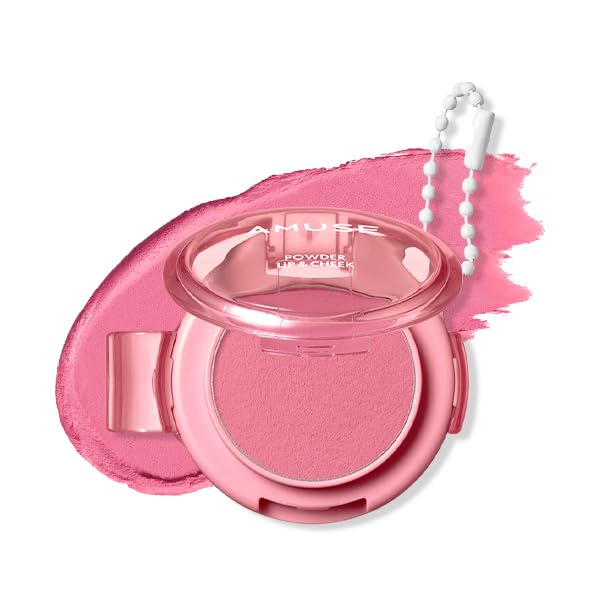 [AMUSE Official] Powder Lip & Cheek (13 colors) [Japan Exclusive] Strawberry Milk