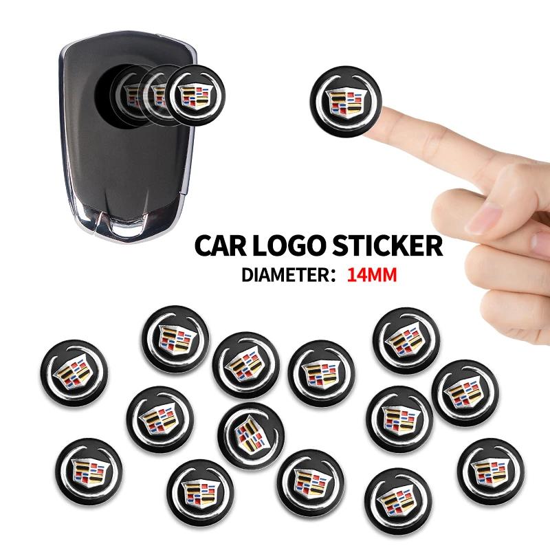 25mm Bilnøkkel Emblemer Dekaler Auto Kontroll Nøkkel Logo Tilbehør For Cadillac Escalade CTS ATS SRX STS XT5 XT4 XT6 XTS CT4